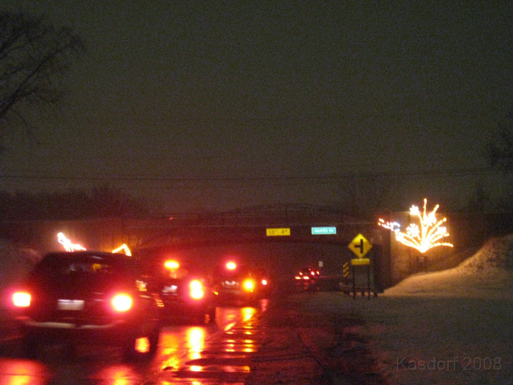Christmas Lights Hines Drive 2008 064.jpg - The 2008 Wayne County Hines Drive Christmas Light Display. 4.5 miles of Christmas Light Displays and lots of animation!